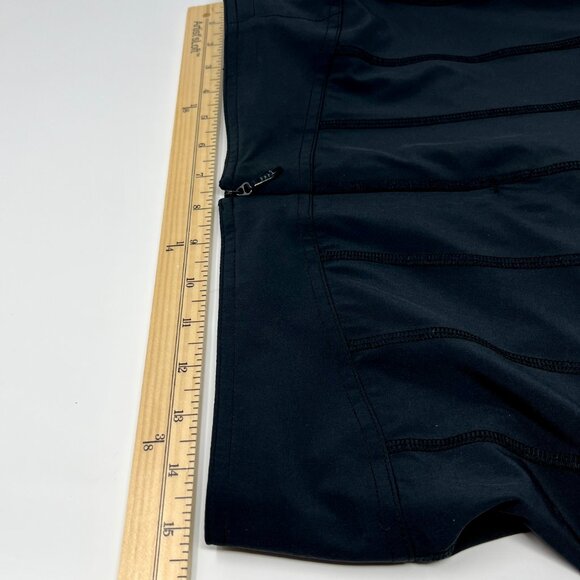 Athleta Black Tennis Skort Size 4 with Side Zip - Picture 12 of 12